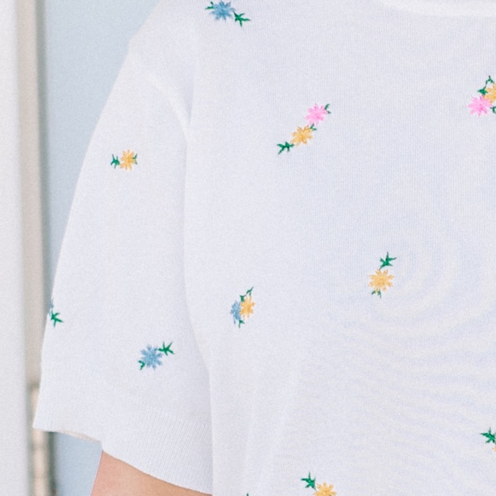Chic Soul - All I Want Is Spring Sweater, White